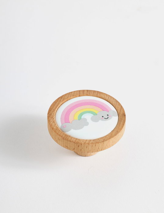 Aberto Design Manija Decorativa Rainbow Multicolor Aberto Design Manija Decorativa Rainbow Multicolor